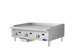 Atosa ATG-3624-S – Thermostatic Polished Steel Griddle