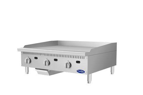 Atosa ATG-3624-S – Thermostatic Polished Steel Griddle