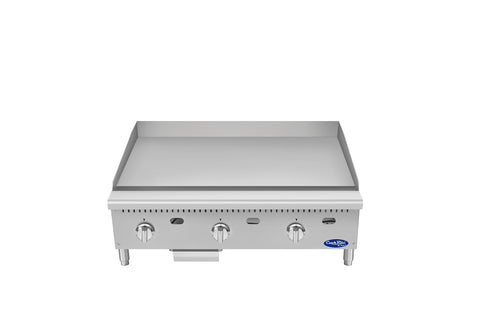 Atosa ATG-3624-S – Thermostatic Polished Steel Griddle