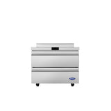 Atosa AWR36D2 – Worktop Refrigerator with Drawers & Backsplash