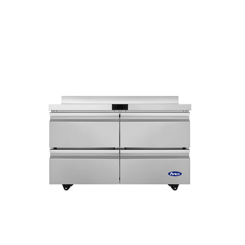 Atosa AWR48D4 – Worktop Refrigerator with Drawers & Backsplash