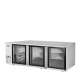 Atosa MBB90GGR — 90″ Back Bar Cooler with Glass Doors