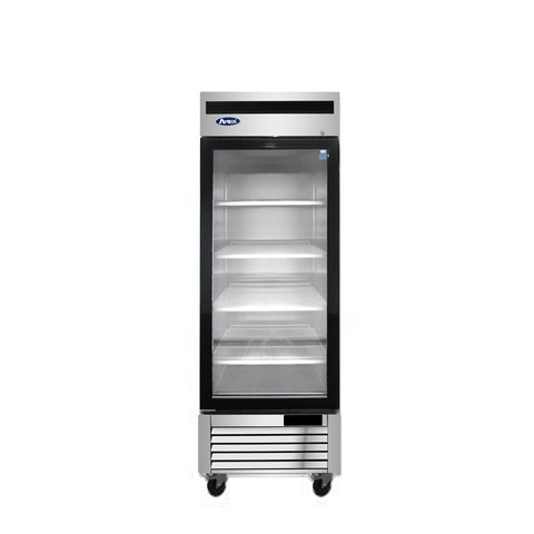 Atosa MCF8701GRL — One (1) Glass Door Reach-in Freezer