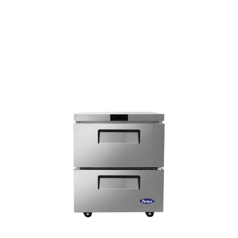 Atosa MGF8415GR — 27″ Two-Drawer Undercounter Refrigerator