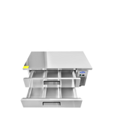 Atosa MGF8452GR — 60″ Refrigerated Chef Base, Extended Top