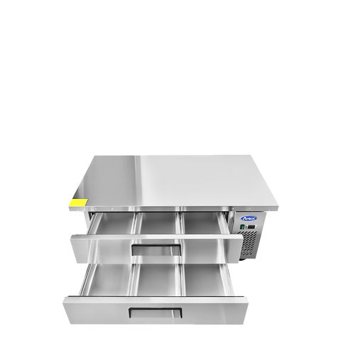 Atosa MGF8452GR — 60″ Refrigerated Chef Base, Extended Top