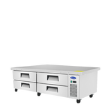 Atosa MGF8453GR — 72″ Refrigerated Chef Base