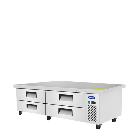 Atosa MGF8453GR — 72″ Refrigerated Chef Base