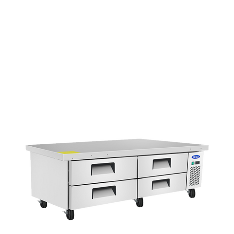 Atosa MGF8453GR — 72″ Refrigerated Chef Base