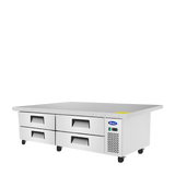Atosa MGF8454GR — 76″ Refrigerated Chef Base, Extended Top