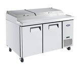 Atosa MPF8202GR — 67″ Refrigerated Pizza Prep. Table