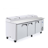 Atosa MPF8203GR — 93″ Refrigerated Pizza Prep. Table