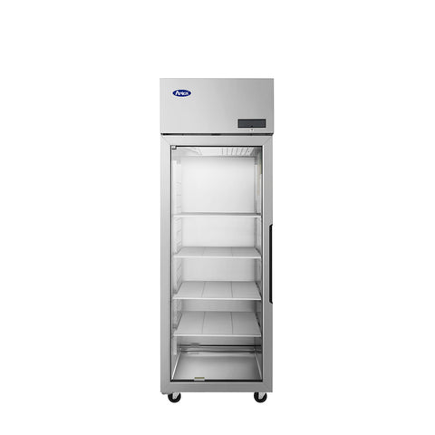 Atosa PLUS-R1-GS-L-PT – Top Mount Pass-Thru Glass-door Refrigerators