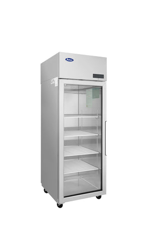 Atosa PLUS-R1-GS-L-PT – Top Mount Pass-Thru Glass-door Refrigerators