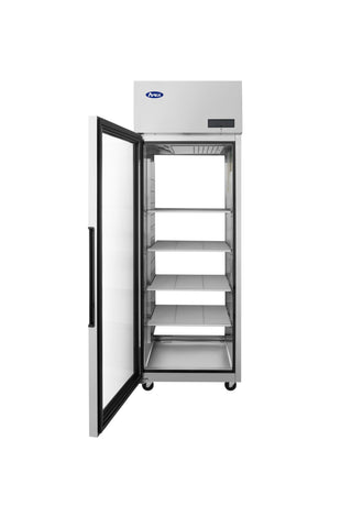 Atosa PLUS-R1-GS-L-PT – Top Mount Pass-Thru Glass-door Refrigerators