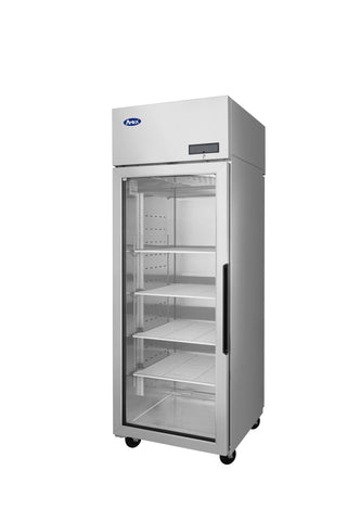 Atosa PLUS-R1-GS-L-PT – Top Mount Pass-Thru Glass-door Refrigerators