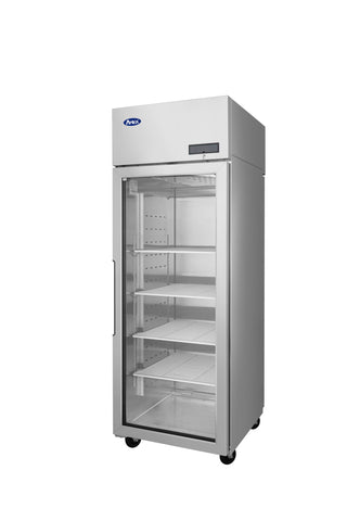Atosa PLUS-R1-GS-R-PT – Top Mount Pass-Thru Glass-door Refrigerators