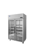 Atosa PLUS-R2-GS-S-PT – Top Mount Pass-Thru Glass-door Refrigerators