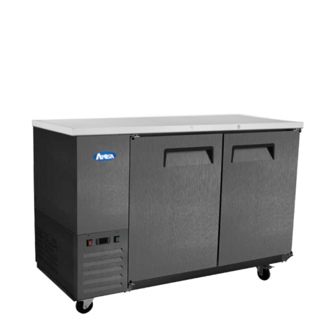 Atosa SBB48GRAUS2 — 48″ Black Shallow Depth Back Bar Cooler