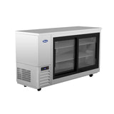 Atosa SBB69SGGRAUS1 – 69″ Shallow Depth Back Bar Cooler with Glass Sliding Doors
