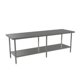 Atosa ST3084EC — 30″ x 84″ Work Table Flat Top Shelf Styled
