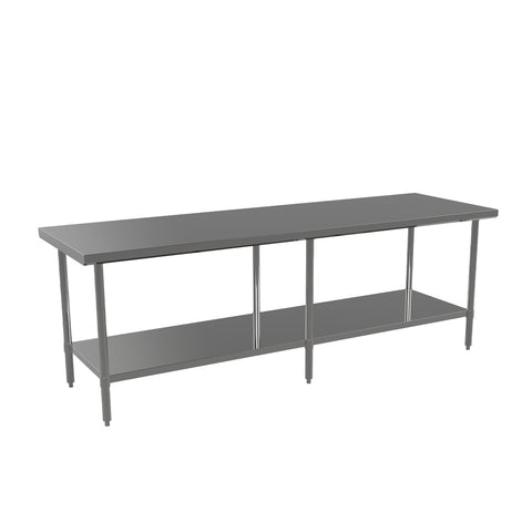 Atosa ST3096EC — 30″ x 96″ Work Table Flat Top Shelf Styled
