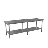 Atosa ST3684EC — 36″ x 84″ Work Table Flat Top Shelf Styled