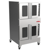 BakeMax America BADCO5E Double Stacked Floor Model Electric Convection Oven