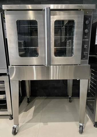 BakeMax America BADCO5G Double Stacked Floor Model Gas Convection Oven