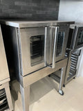 BakeMax America BADCO5G Double Stacked Floor Model Gas Convection Oven