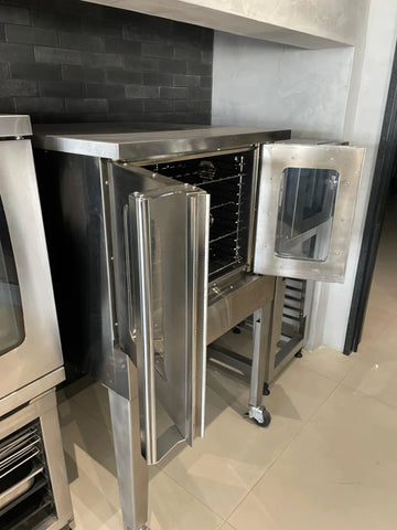 BakeMax America BADCO5G Double Stacked Floor Model Gas Convection Oven
