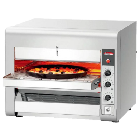 BakeMax BMCB001 Countertop 14 Inch Wide Electric Conveyor Baker Pizza Oven