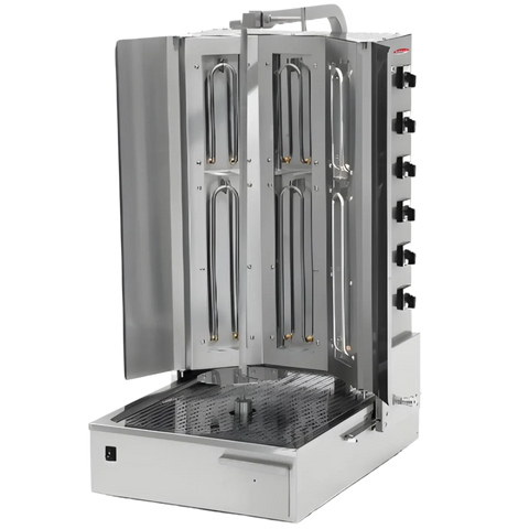 BakeMax BMDN1703R Heavy Duty Commercial Electric 6-Element Shawarma Machine