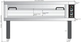 BakeMax BMFD001 One Deck Four Pan Wide Floor Model Electric Artisan Stone Deck Oven
