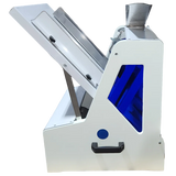 BakeMax BMGF001 Heavy Duty Countertop Bakery Gravity Feed Bread Slicer 7/16" Slice Thickness 35 Blades