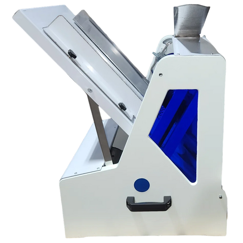 BakeMax BMGF001 Heavy Duty Countertop Bakery Gravity Feed Bread Slicer 7/16" Slice Thickness 35 Blades