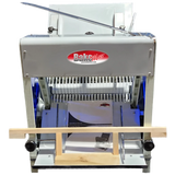 BakeMax BMGF005 Heavy Duty Countertop Bakery Gravity Feed Bread Slicer 3/4" Slice Thickness 19 Blades