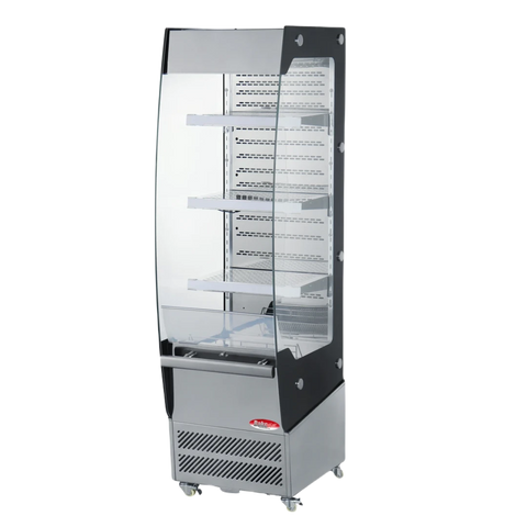 BakeMax BMGG019 Floor Model 19 Inch Wide Grab and Go Refrigerated Display Merchandiser