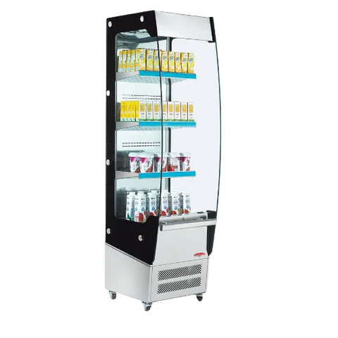BakeMax BMGG019 Floor Model 19 Inch Wide Grab and Go Refrigerated Display Merchandiser