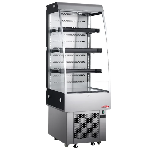 BakeMax BMGG024 Floor Model 24 Inch Wide Grab and Go Refrigerated Display Merchandiser