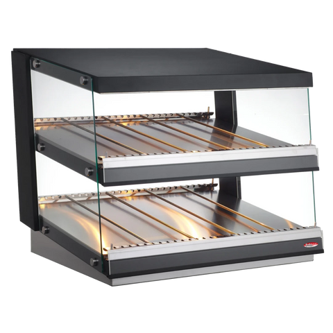 BakeMax BMHGG01 Titan Series Countertop Self-Serve Heated Display Case