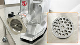 BakeMax BMMG004 Titan Series Electric Countertop 1.5HP #22 Hub Meat Grinder 660lbs. Per Hour