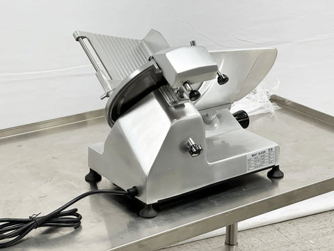 BakeMax BMMSM10 Commercial Electric Countertop Gravity Feed 10 Inch Meat Slicer