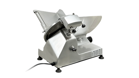 BakeMax BMMSM10 Commercial Electric Countertop Gravity Feed 10 Inch Meat Slicer