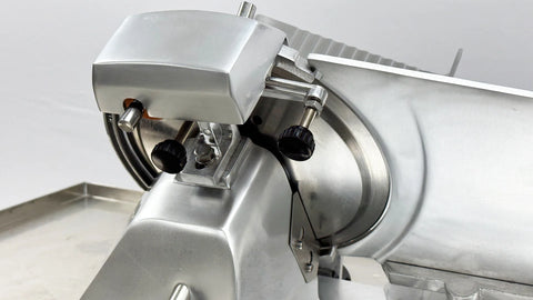BakeMax BMMSM10 Commercial Electric Countertop Gravity Feed 10 Inch Meat Slicer