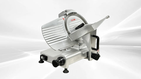 BakeMax BMMSM10 Commercial Electric Countertop Gravity Feed 10 Inch Meat Slicer