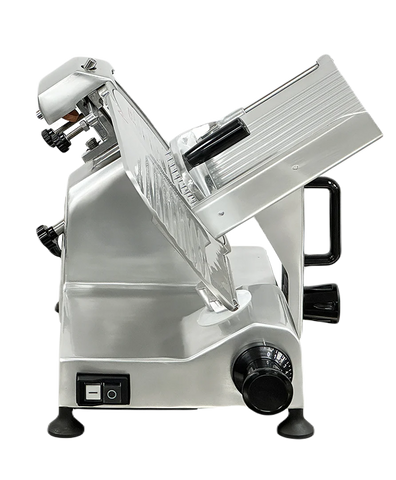 BakeMax BMMSM10 Commercial Electric Countertop Gravity Feed 10 Inch Meat Slicer