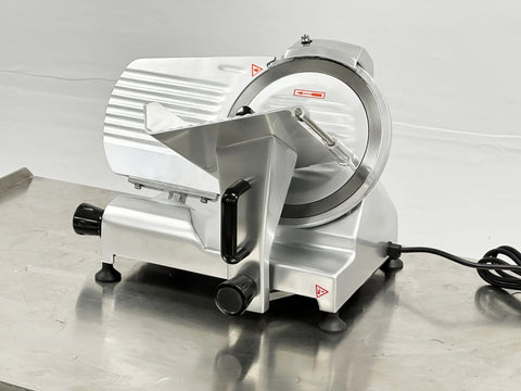 BakeMax BMMSM10 Commercial Electric Countertop Gravity Feed 10 Inch Meat Slicer