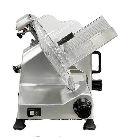 BakeMax BMMSM12 Commercial Countertop Gravity Feed 12 Inch Meat Slicer