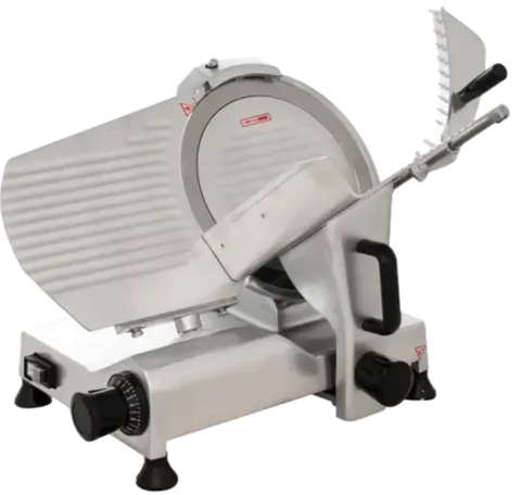 BakeMax BMMSM12 Commercial Countertop Gravity Feed 12 Inch Meat Slicer